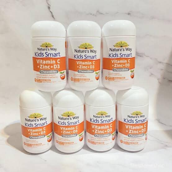 Nature's Way Kids Smart Vitamin C Zinc D3 Chewable