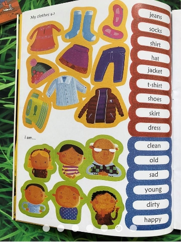 Usborne Sticker Book - 100 First english words