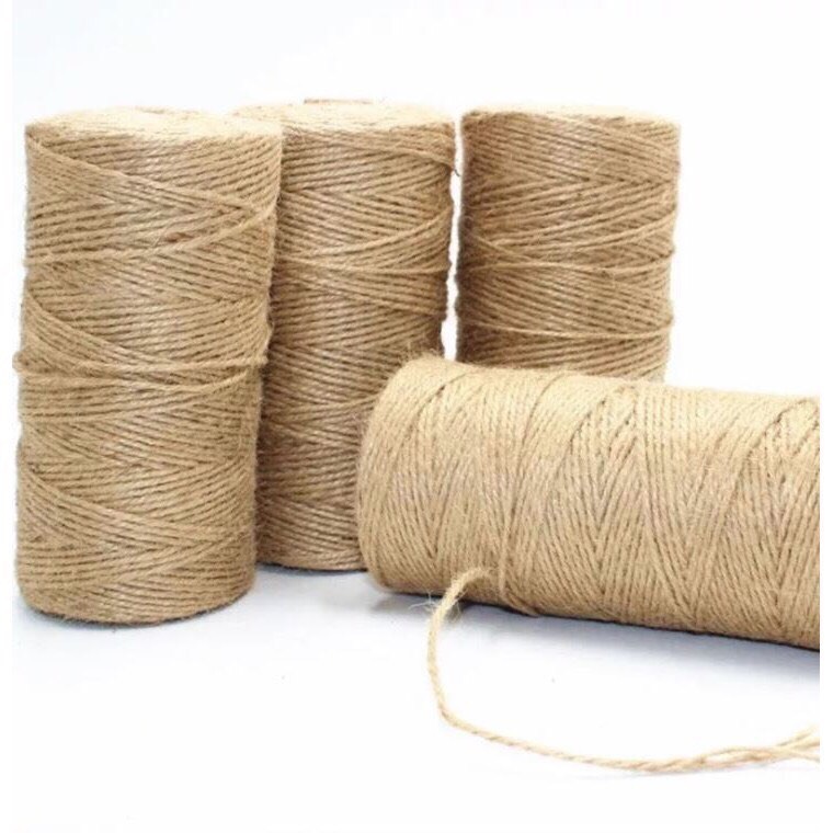 [HCM]Dây thừng cuộn 200m ống nhỏ trang trí handmade