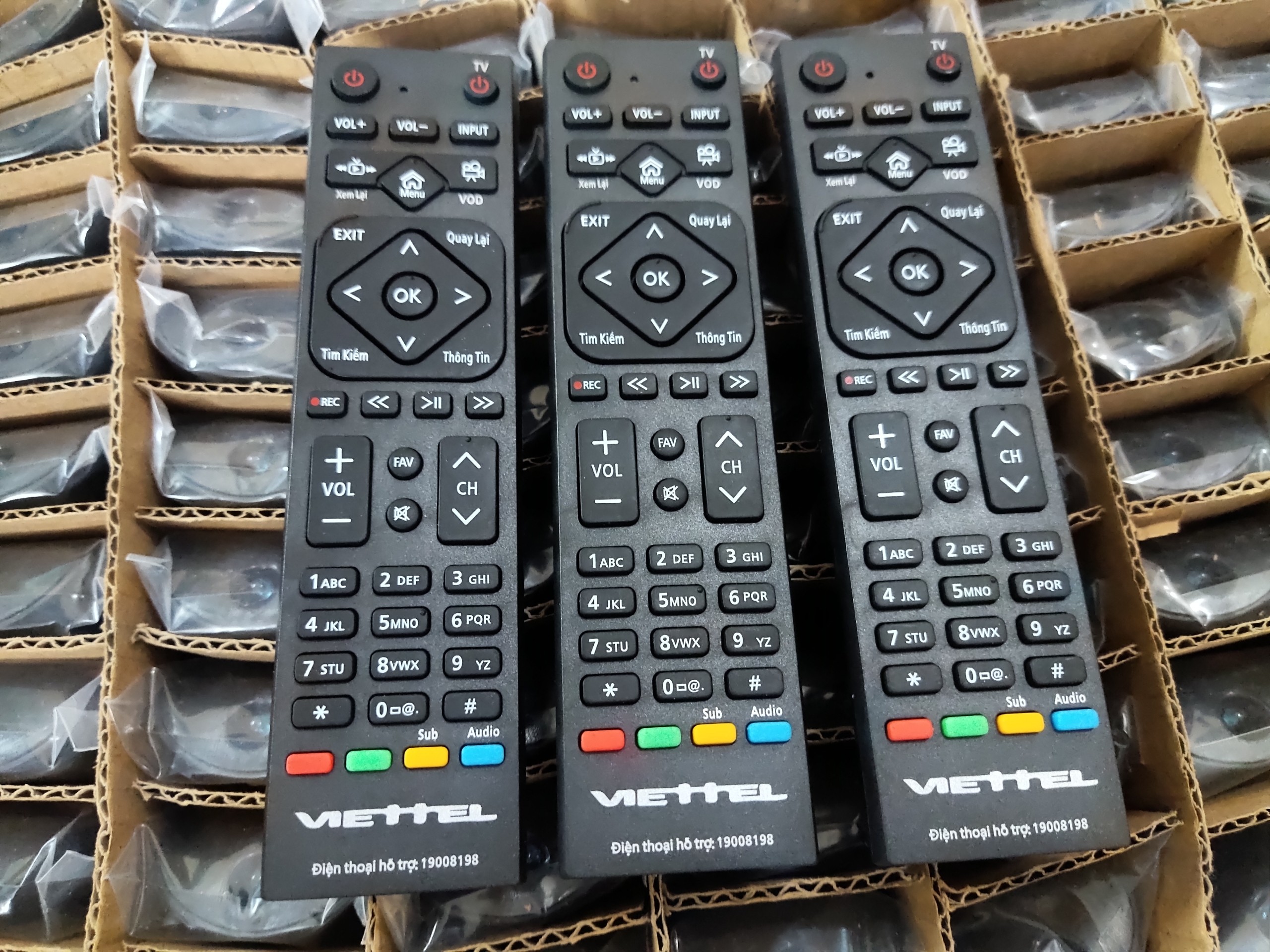 Remote điều khiển đầu thu Viettel internet - Remote Viettel