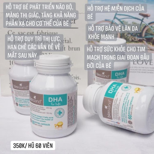 [FREESHIP - MẪU MỚI] Bioisland DHA For Kid -Úc DHA Cho Bé 60 Viên