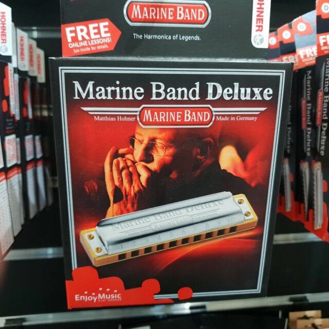 Kèn harmonica Marineband Deluxe M200505(Key E) (Bạc)