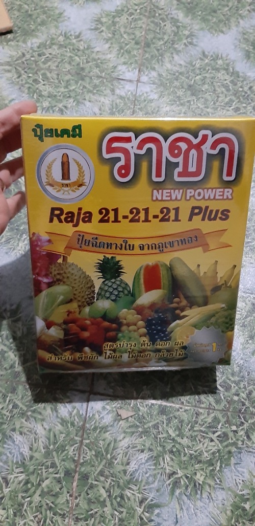 Phân bón Raja NPK 21-21-21 Plus 1KG