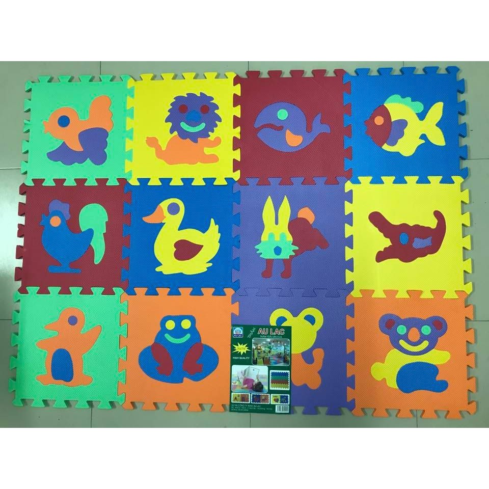 Thảm xốp cho bé 30 x 30 cm comboo 10 miếng