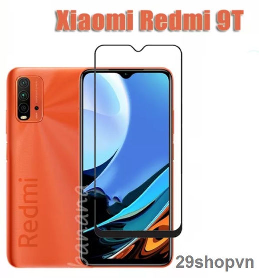 Kính cường lực full màn Xiaomi Redmi 9T