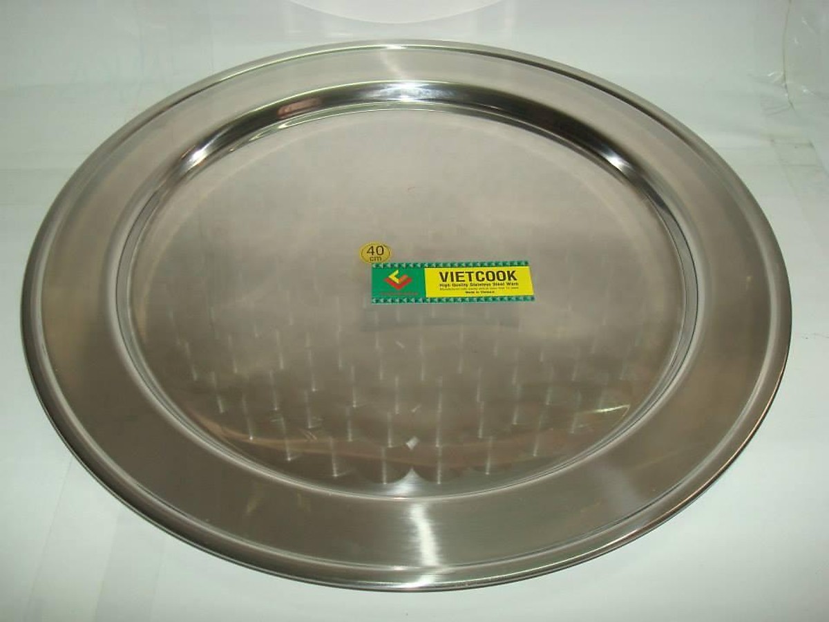 Mâm cơm inox 304 Vietcook - Size 52cm