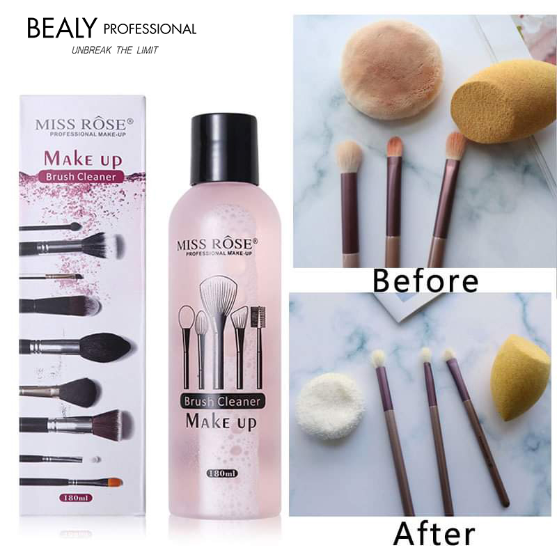 NƯỚC RỬA CỌ MISS ROSE MAKE UP BRUSH CLEANER 180ML