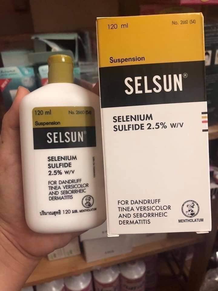 [HCM]Dầu gội trị gầu SELSUN cực tốt của thái