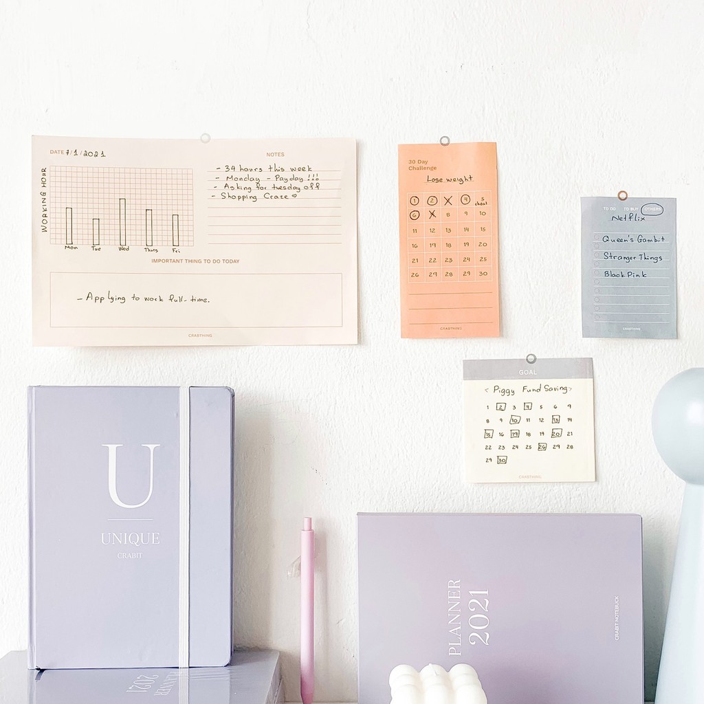 Unique Notepack - Tập 4 loại giấy note - 120 Tờ