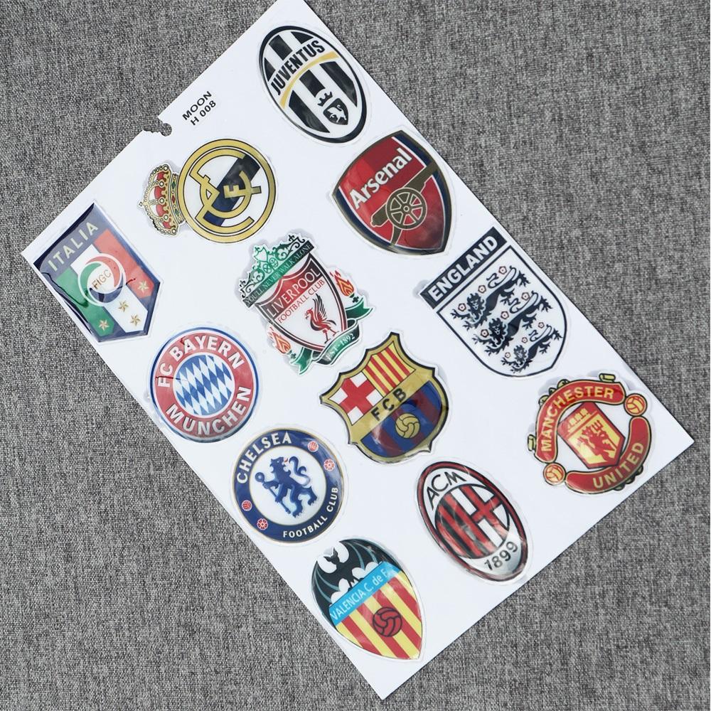 [HCM]Tem logo câu lạc bộ dán trang trí xe máy SIÊU ĐẸP (CÂU LẠC BỘ NỔI TIẾNG)