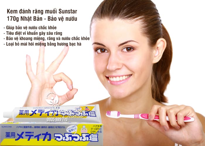 Kem Đánh Răng Muối Sunstar Của Nhật