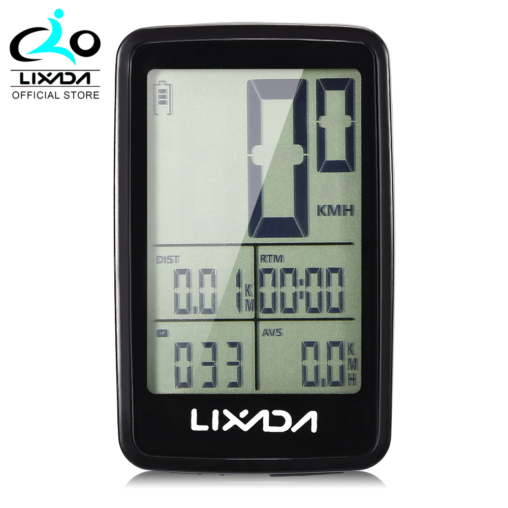 Lixada USB Rechargeable Wireless Bike Cycling Computer/Computer Mount Holder for Lixada USB Rechargeable Bike Cycling Computer Bicycle Speedometer Odometer