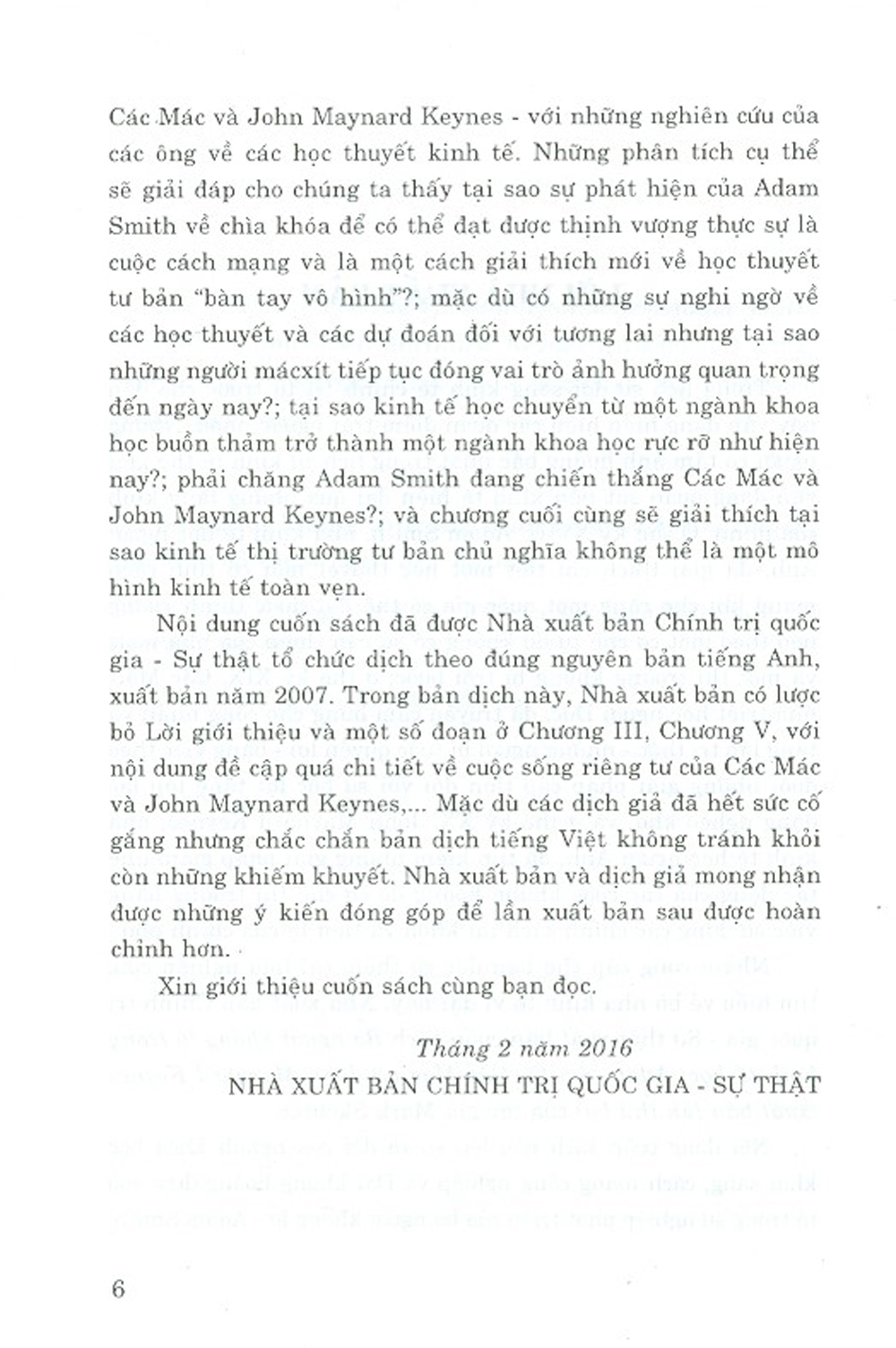 Ba Người Khổng Lồ Trong Kinh Tế Học