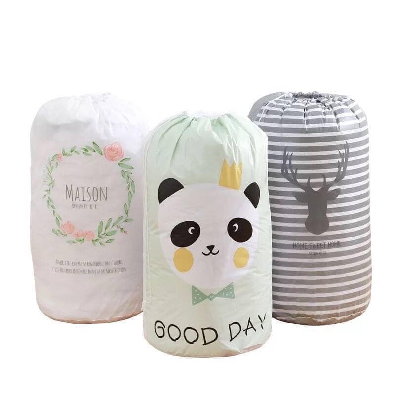 Túi đựng chăn hình trụ rút dây - sét 3 chiếc