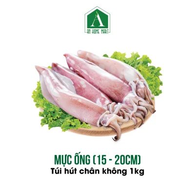 [HCM - Thịt Cá] Mực Ống Dài 15 - 20cm - Túi Hút Chân Không 1kg