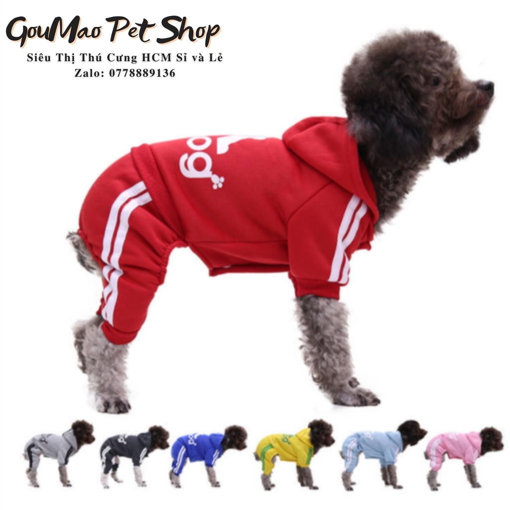 [Mã PET20K giảm 20K đơn 250K] ️ ADIDOG 4 CHÂN quần áo chó mèo ( 700g - 10kg) ️- GouMao