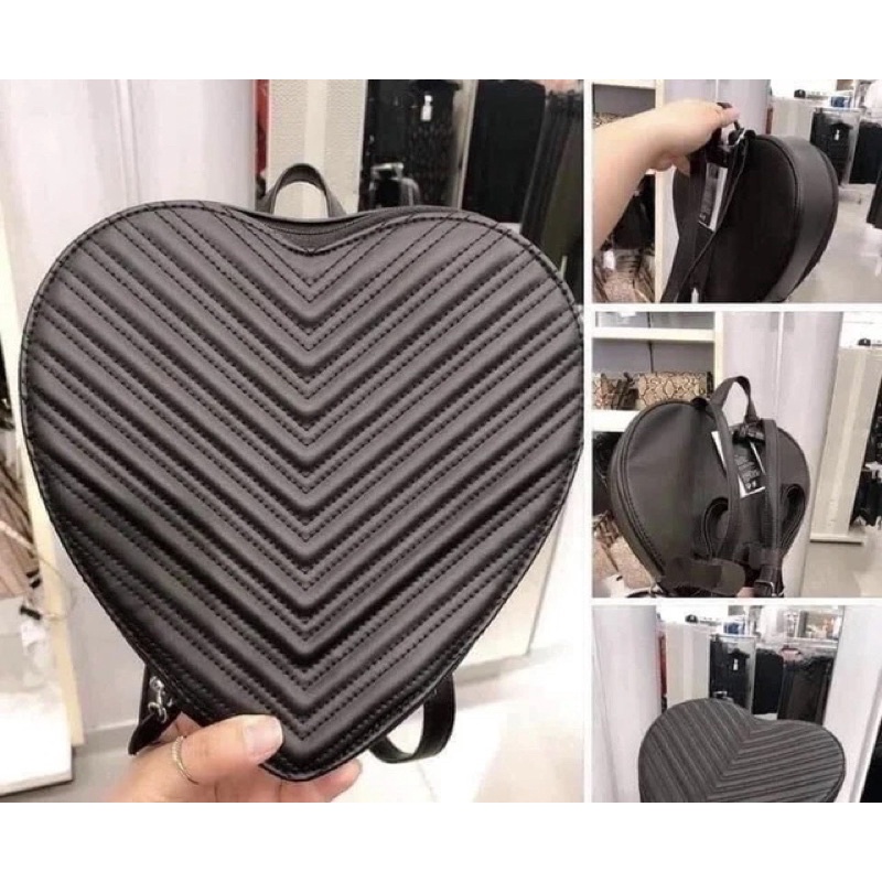 Balo nữ hình trai tim da mềm