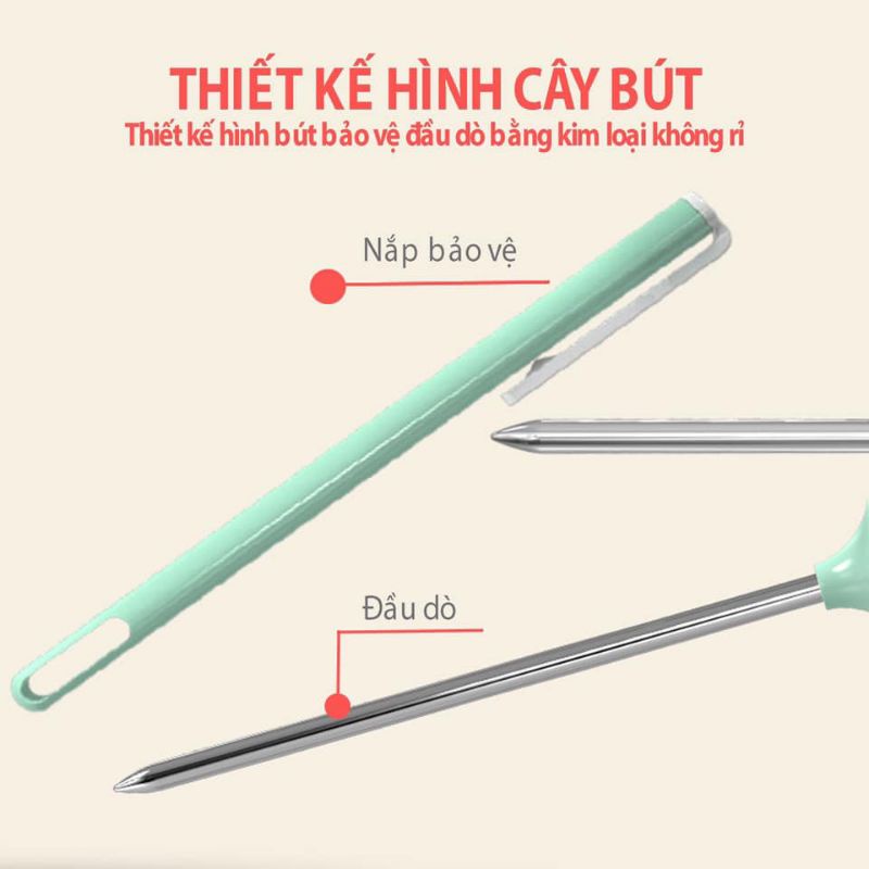 Que đo nhiệt độ sữa KICHILACHI