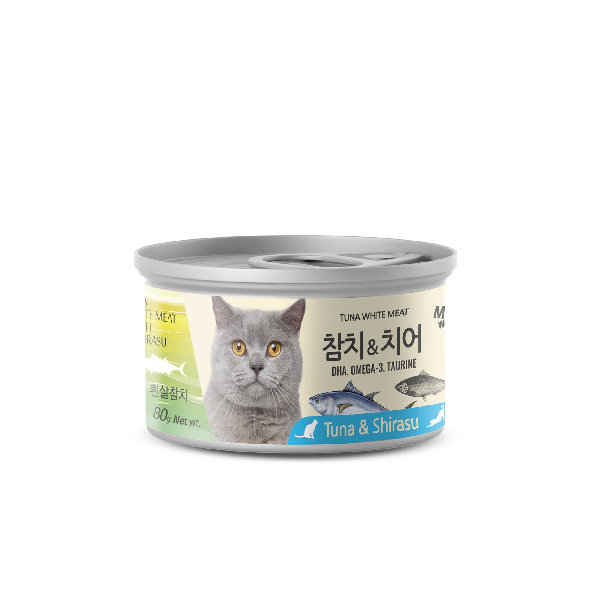 Meowow white meat tuna for cat can 80g