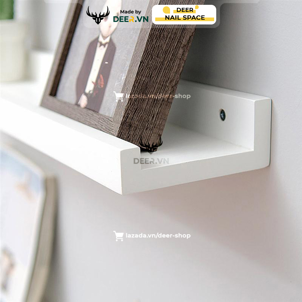 Deer-bar shelf for nail polish Wall long 60cm