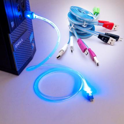 Combo 2 Cáp sạc cho Androi Samsum siêu bền có đèn led -15/5