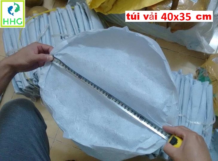 10 túi vải trồng cây 40x35CM