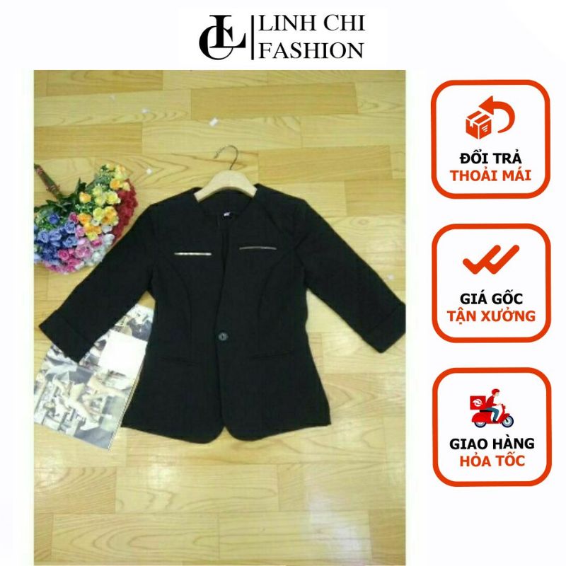 ÁO VEST ĐEN TAY LỠ 02
