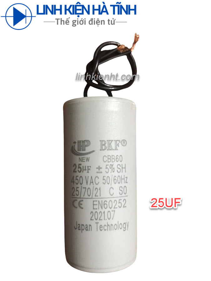 Tụ cbb60 25uf 450vac tụ khởi động