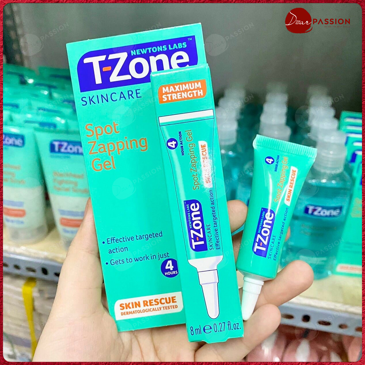 Gel Chấm Mụn Cấp Tốc T-Zone 8ml Skincare Spot Zapping Gel