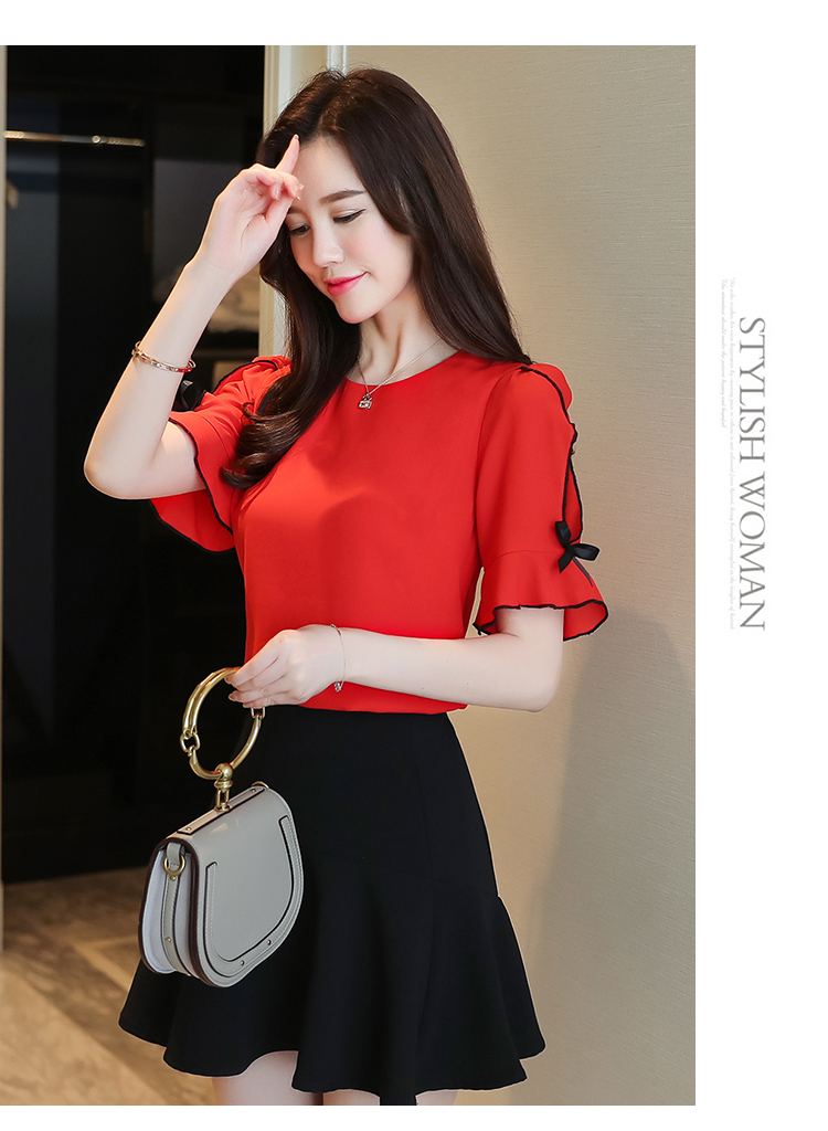 [PILA FASHION] ÁO KIỂU TAY NƠ DỄ THƯƠNG - AP0020