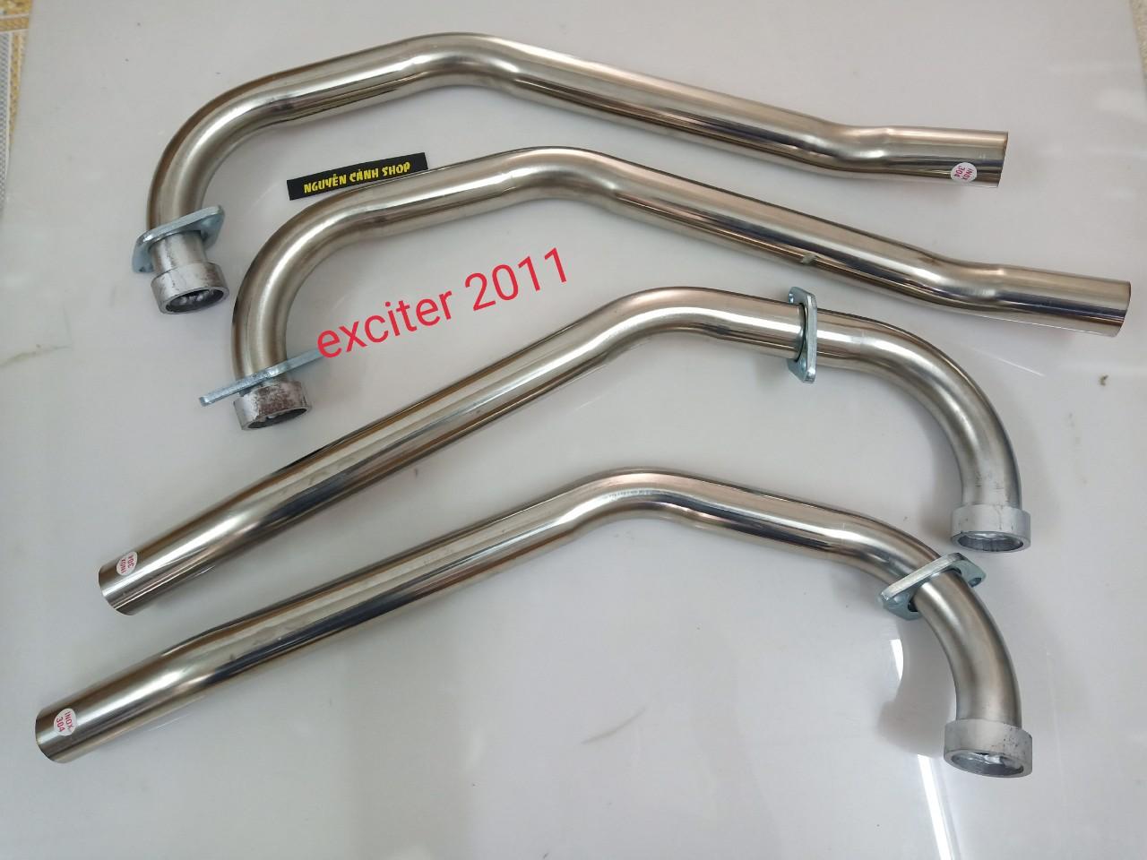 cổ pô exciter 135 2011 inox 304 phi 32mm
