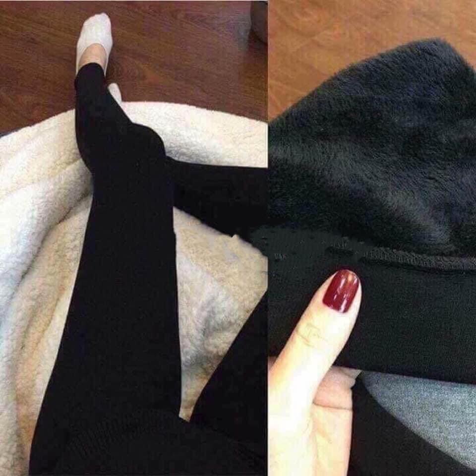 Quần legging lót lông siêu nhẹ, siêu ấm