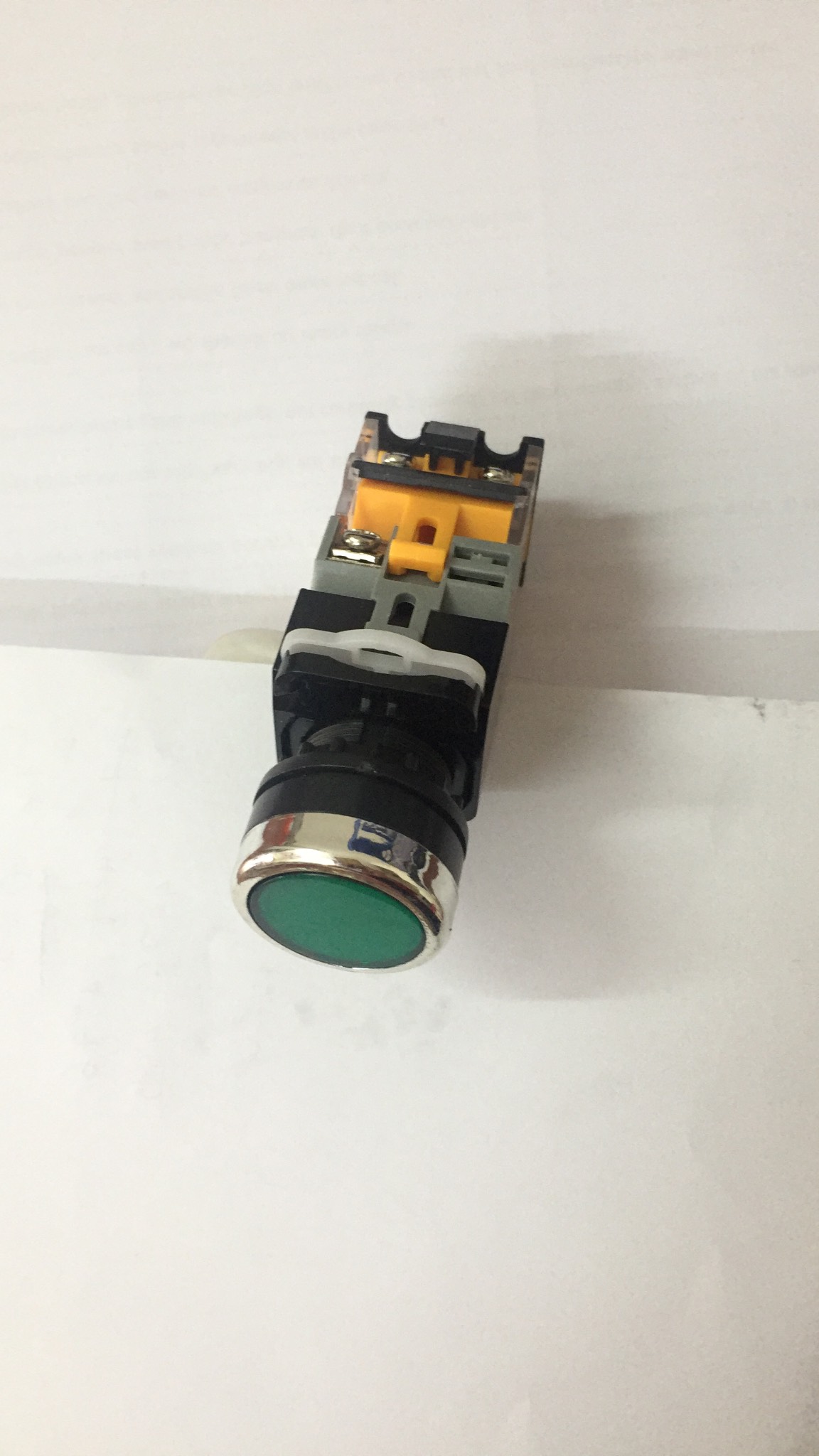 Nút nhấn nhả có đèn phi 22 LA39-11 xanh