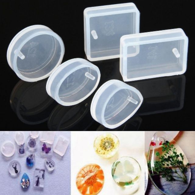 Bộ 5 Khuôn Đổ Mặt Dây Chuyền Có Lỗ Sẵn - Trường Thịnh Sài Gòn