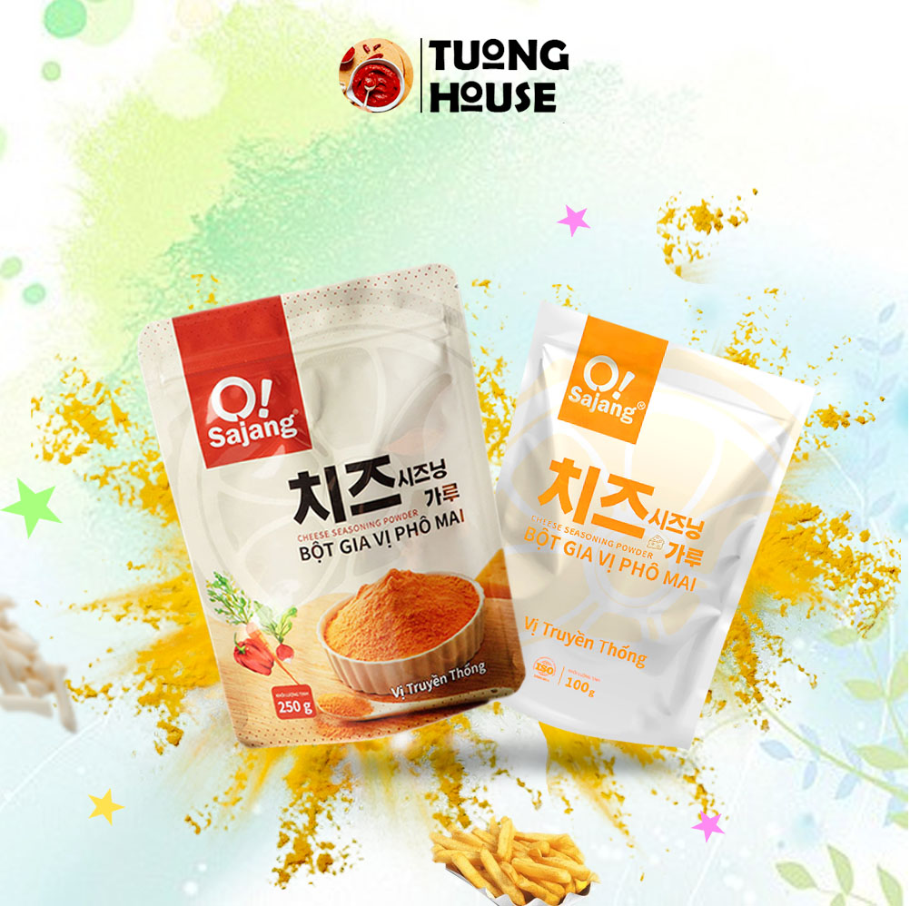 Bột phô mai lắc Hàn Quốc O!Sajang 250g