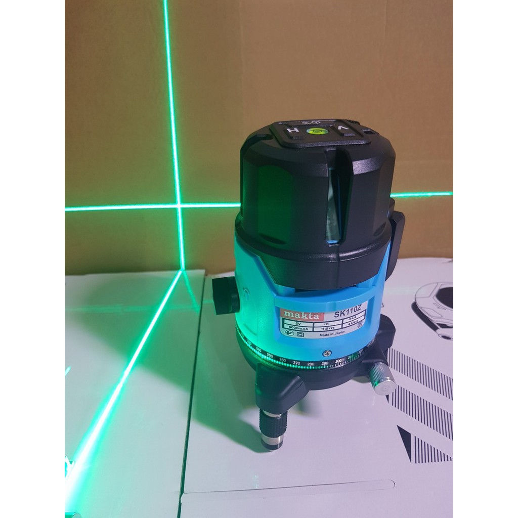 [HCM]MÁY CÂN NƯỚC LASER – MAKTA 5 TIA XANH