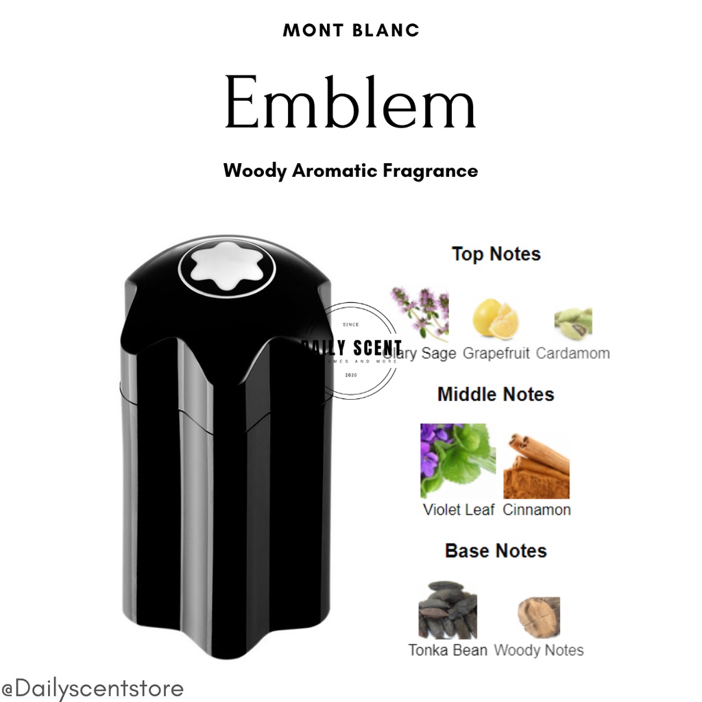 [Dailyscent] Nước hoa nam Montblanc Emblem Eau de Toilette