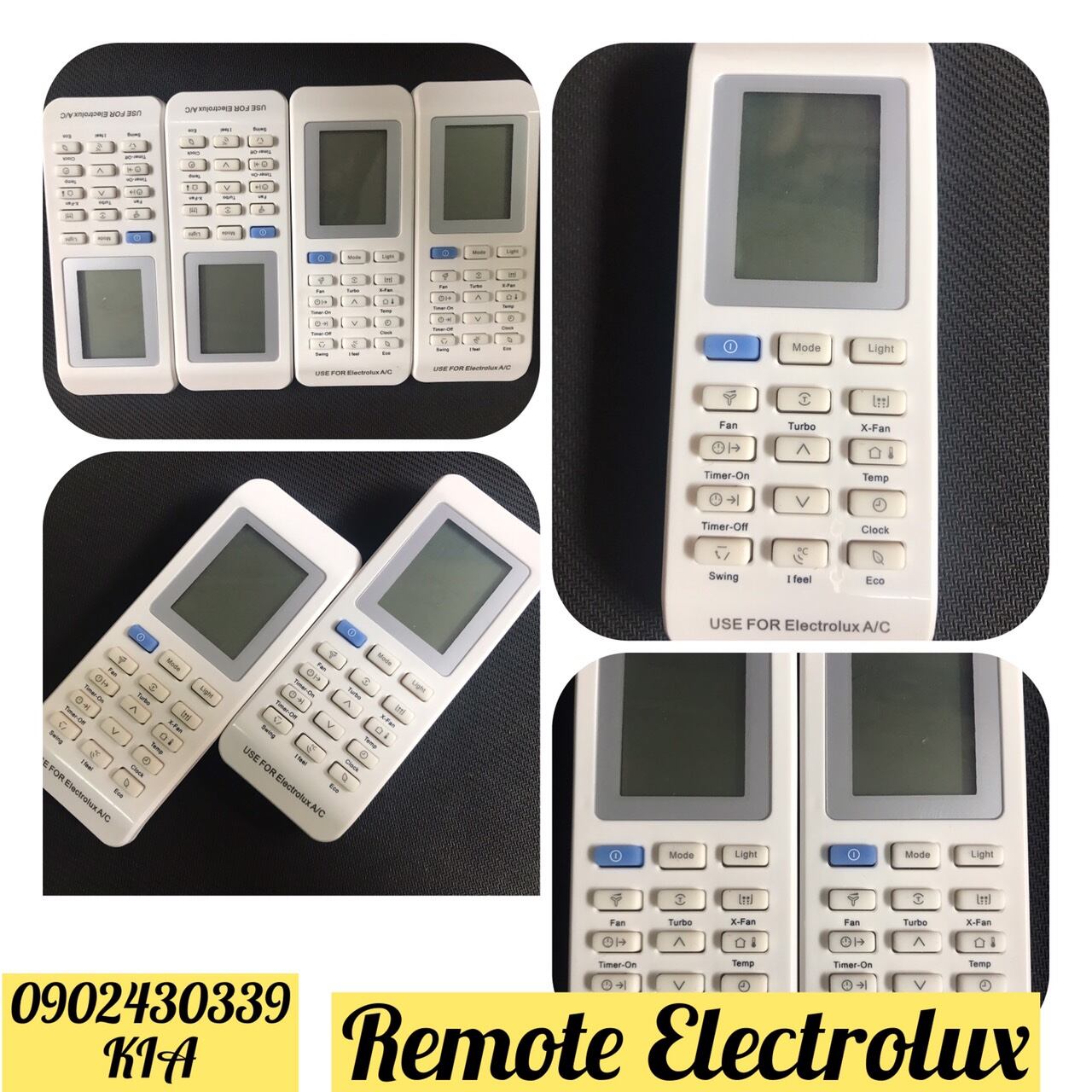 [HCM][Ảnh thật] [Có sẵn] Remote điều khiển máy lạnh ELECTROLUX Eco