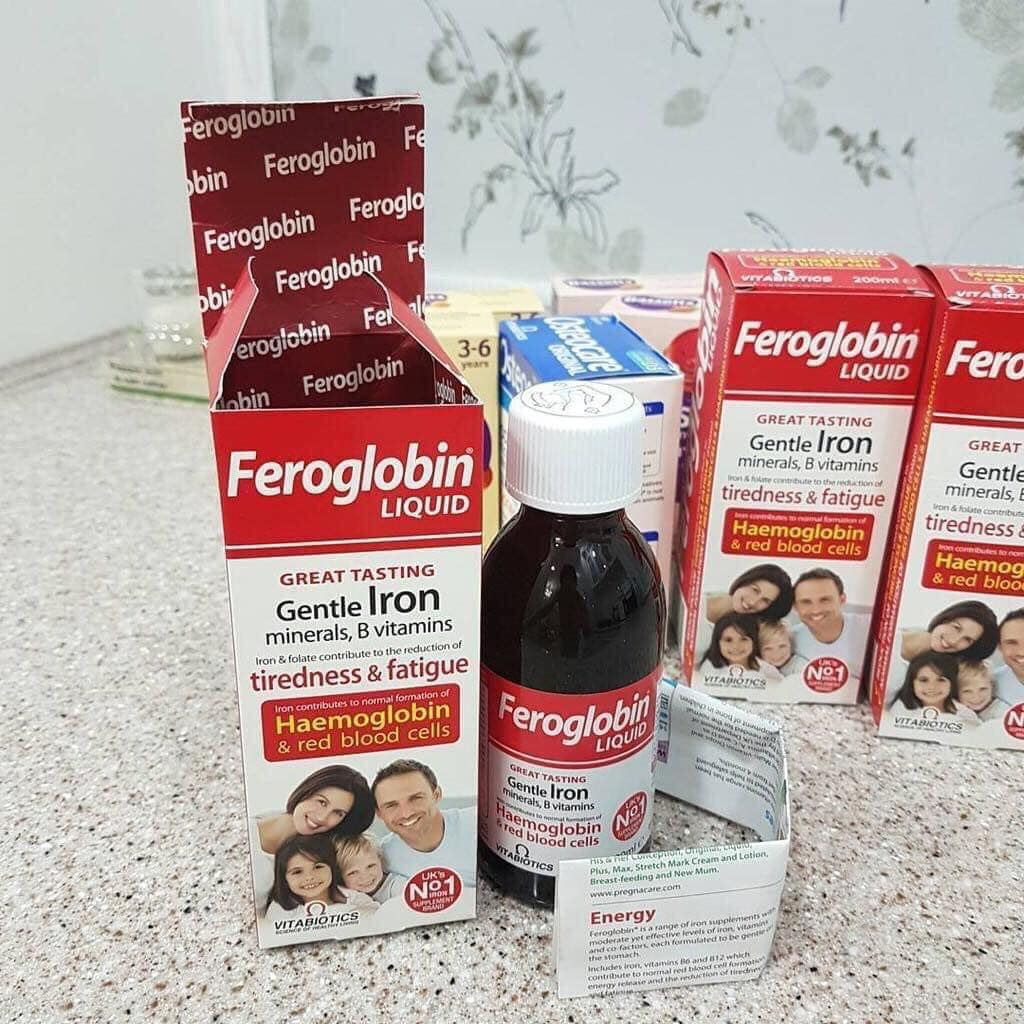 Sắt dạng nước Feroglobin 200ml (Anh Quốc)