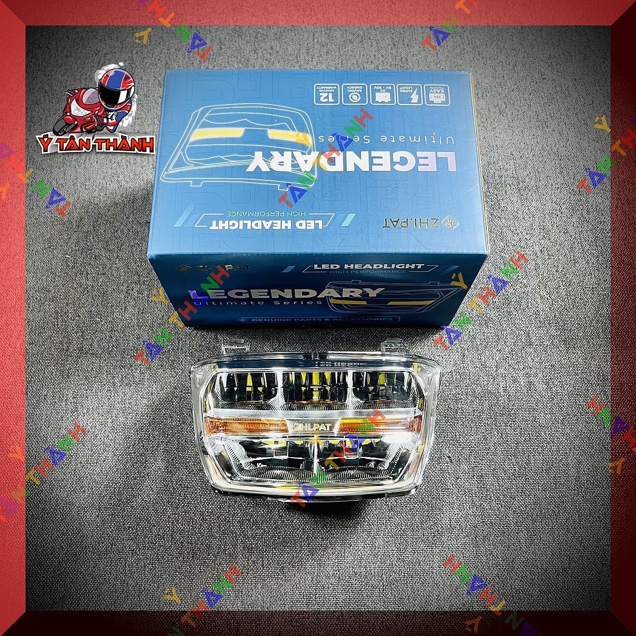 Pha đèn 2 tầng zhipat cho xe wave 110 thái ms03