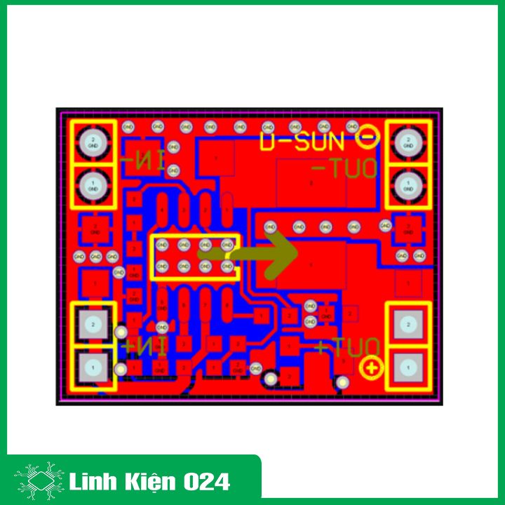 Module hạ áp Buck 3A MP1584EN Mini