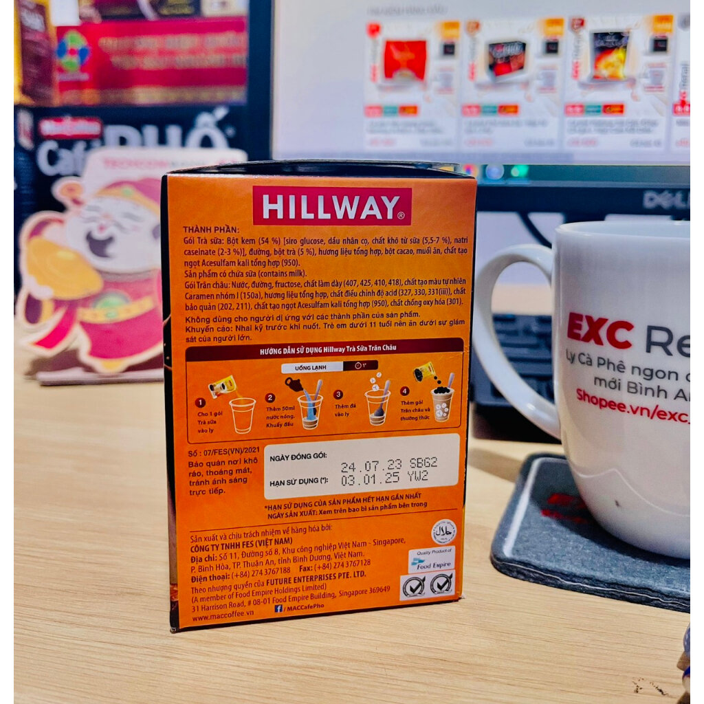 Hộp 10 gói café sữa phố Cafe Phố