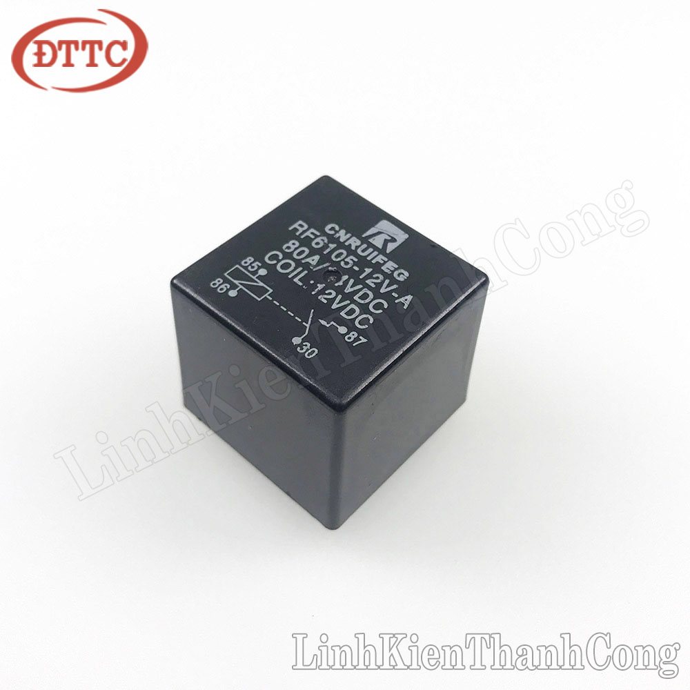 Relay 12VDC 80A 4 Chân
