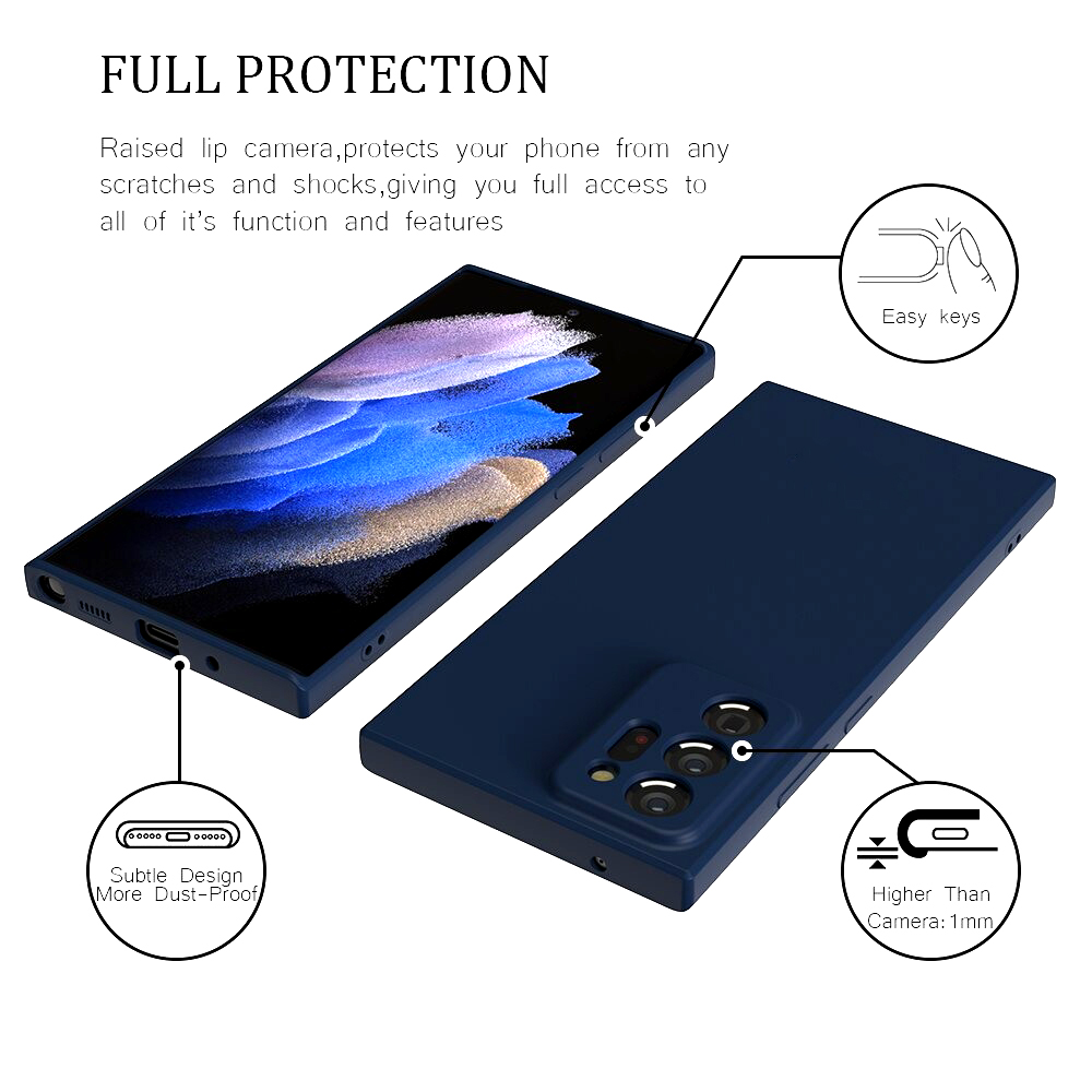 [09] Ốp lưng Samsung chống bẩn viền vuông Note 20 Ultra Note 20 Note 10 plus Note 10 Note 9 Note 8