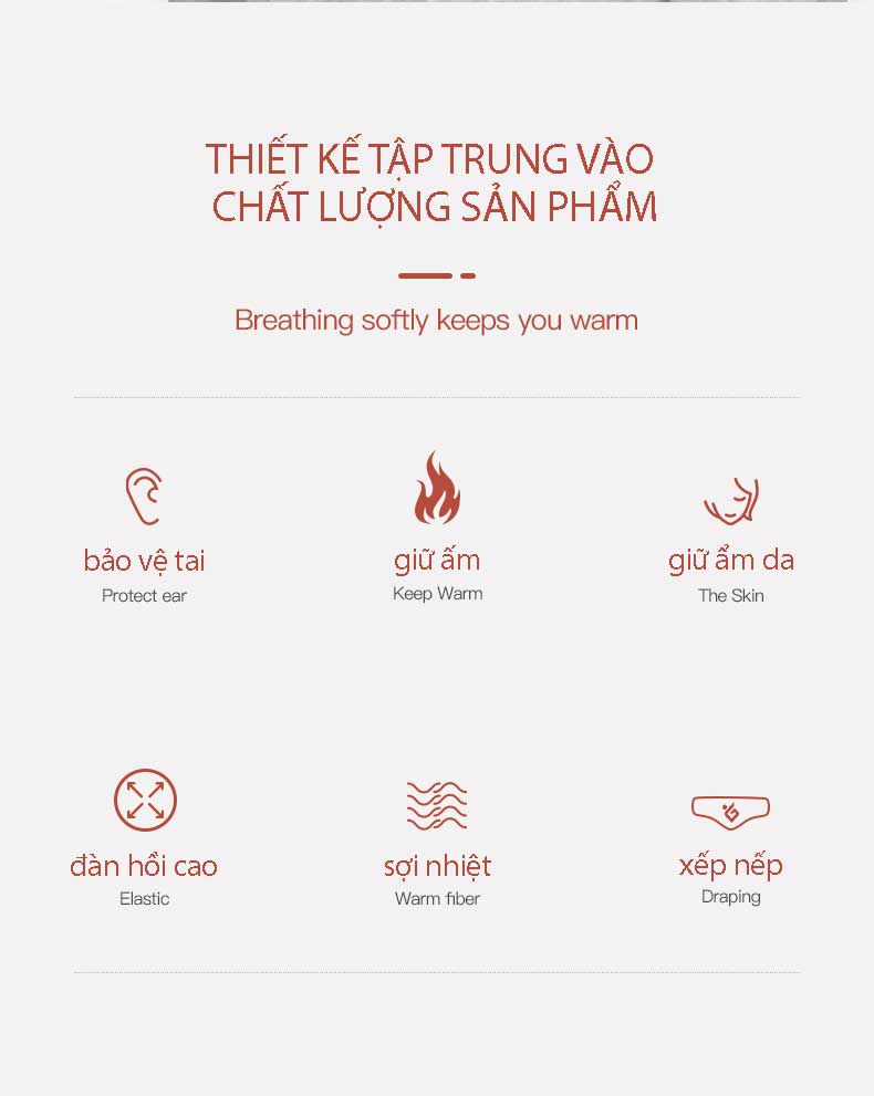 Băng đô chụp tai lông cừu siêu ấm
