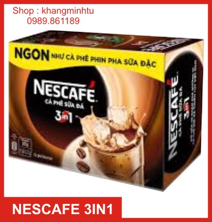 Nescafe 3 in 1 Iced Milk Coffee Box (10 Packs X 20g)