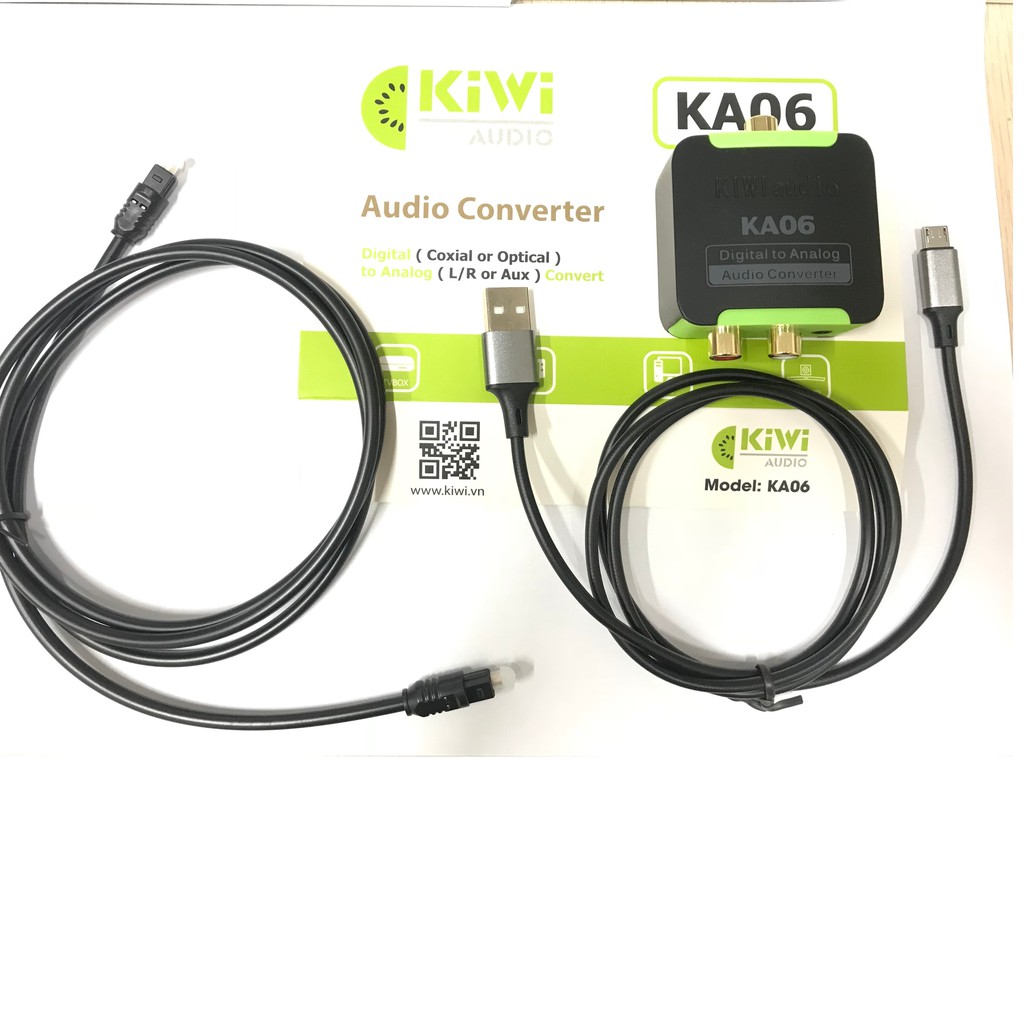 Bộ chuyển đổi âm thanh optical ra audio kiwi ka06