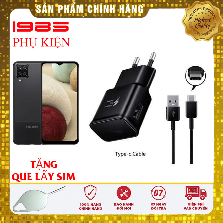 Bộ sạc nhanh samsung a12 chính hãng