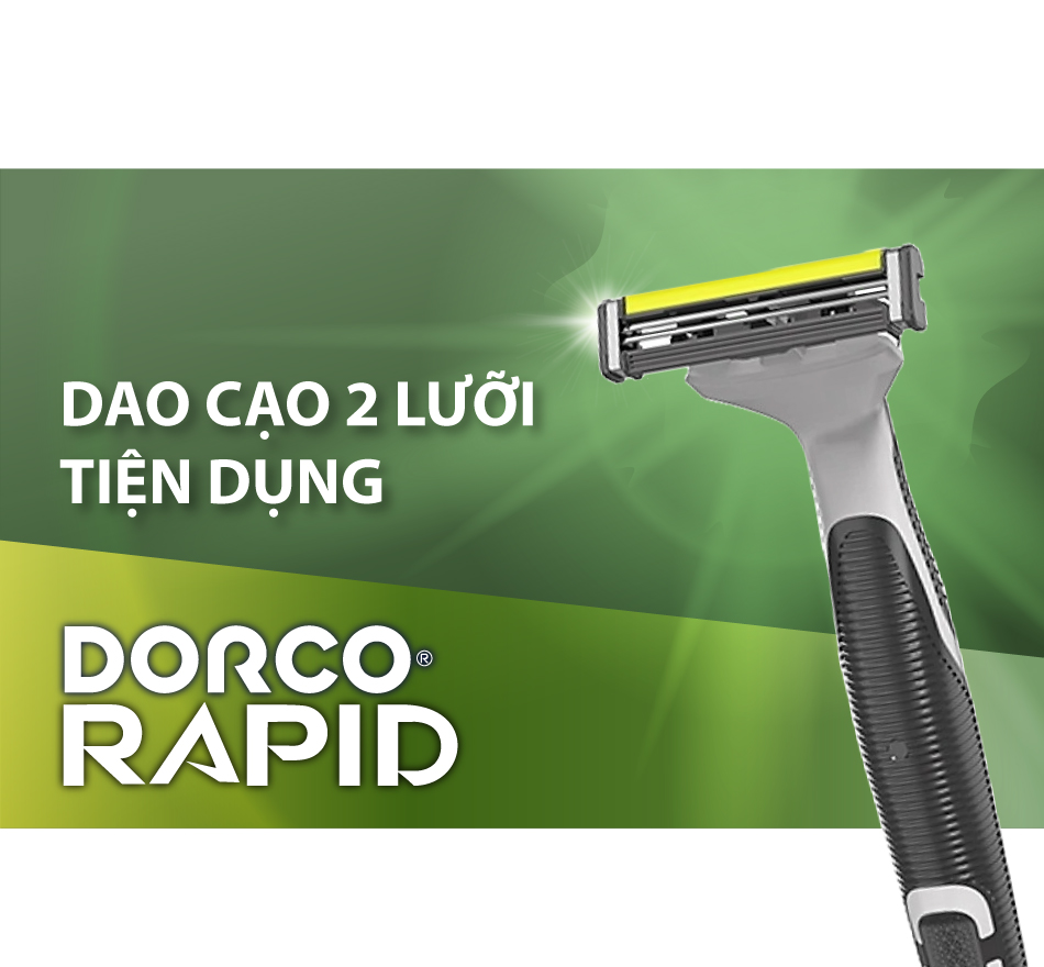 Dao Cạo Râu 2 Lưỡi DORCO RAPID TNA4001-B
