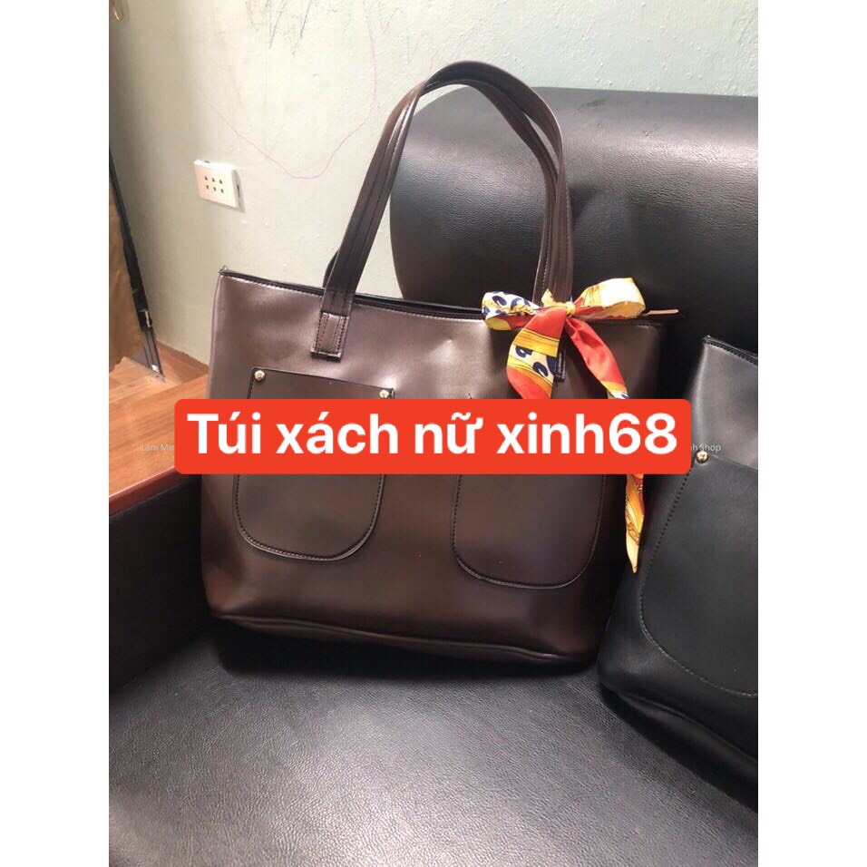 Túi công sở đựng vừa A4 tặng kèm khăn